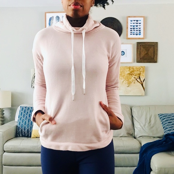 Banana Republic Tops - Banana Republic Funnel Neck Drawstring Sweatshirt